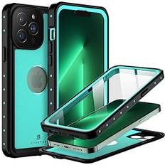 Apple iPhone 13 Pro Waterproof Cases For Apple iPhone 13 Pro Waterproof Case BEASTEK NRE Series Shockproof Underwater IP68 Certified Case with Built-in Screen Protector Full Body Rugged Protective Cover 6.1 inch