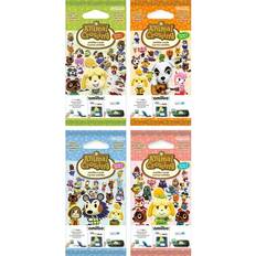 Nintendo Animal Crossing Amiibo Cards - Series 1-4 - 4 Pack Total