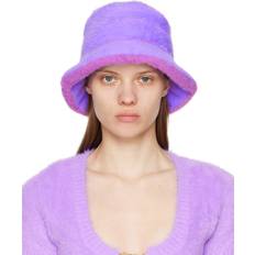 Damen - Lila Hüte Jacquemus Purple Le Papier 'Le Bob Neve' Bucket Hat 650 Purple