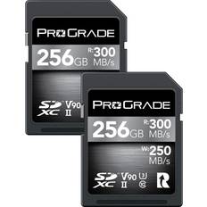 256 GB Memory Cards & USB Flash Drives ProGrade Digital 256GB UHS-II SDXC Memory Card 2-Pack