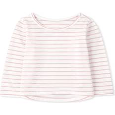 Stripes Tops Children's Clothing The Children's Place Toddler Long Sleeve Striped Basic Layering T-Shirt - Lt Plum