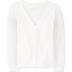 XS Cardigans Children's Clothing The Children's Place girls V-neck Cardigan Sweater, White
