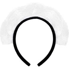 SeasonsTrading White Lace French Maid Headband Halloween Cosplay Costume Party