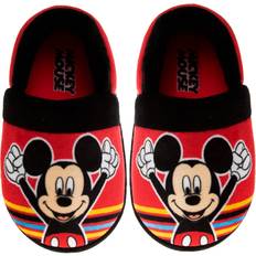 Disney Children's Shoes Disney Toddler Boys Mouse Slippers Red- Black Red- Black