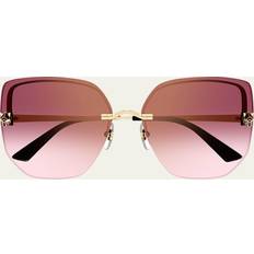 Cartier Sunglasses Cartier Rimless Metal Alloy Butterfly 004