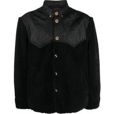 Versace Outerwear Versace Barocco Silhouette Fleece Jacket