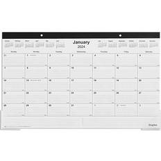 Staples Calendars Staples 2024 18 11 Desk Pad Calendar Black ST17392-24