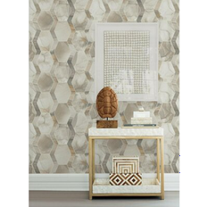 Cream Wallpaper York Wallcoverings Candice Olson Modern Nature 2nd Edition Cream and Gray Earthbound Wallpaper