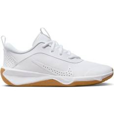 Nike Omni Multi-Court Shoes GS - White/Pure Platinum/Light Smoke Grey/White