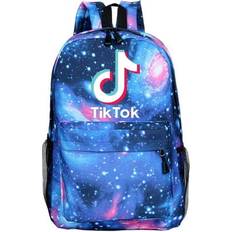Zipper School Bags Tik Tok Backpack - K8 Blue