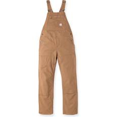 S Arbeidsoveraller Carhartt W's Relaxed Fit Denim Bib Overal Brown