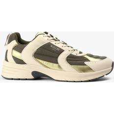 Mallet Sneakers Mallet Mens Holloway Trainers In Khaki 10, Colour: Camel Fabric