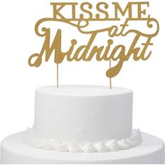 Fun Express Kiss Me at Midnght Cake Topper Cake Decoration