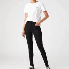 Wrangler Damen Hosen & Shorts Wrangler High-Rise Skinny Denim-Blend Jeans Schwarz