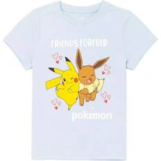 Pokemon Barneklær Pokémon Eevee Pikachu T-Shirt Blue 4-5 Years