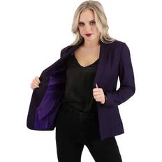 Lila Jacketts Dark Knight Women's Joker Blazer Purple