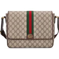 Gucci Bags Gucci Ophidia Gg Supreme Medium Crossbody Bag Beige 01
