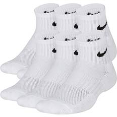 M Socks Children's Clothing Nike Kid's Everyday Cushioned Ankle Socks 6-pack - White/Black (SX6912-100)