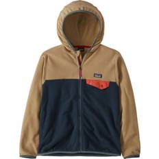 Patagonia Outerwear Children's Clothing Patagonia Kids' Micro DR Snap-TR Jacket New Navy w/Grayling Brown