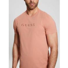 Guess Tops Guess Embroidered Logo Tee Pink