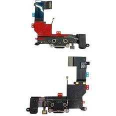 Ladeporter MTP Products iPhone 5S Ladekontakt Flex Kabel Svart