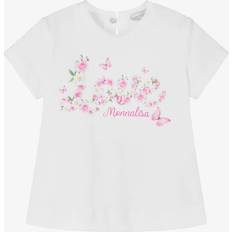 Blumen Oberteile Monnalisa Love Jersey T-shirt White 12M