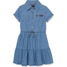 S Dresses Children's Clothing Tommy Hilfiger Girls' Denim Shirt Dress - Highline Wash