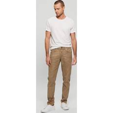 Guess Pants & Shorts Guess Coated Denim Slim Tapered Zip Jeans Isotope Brown