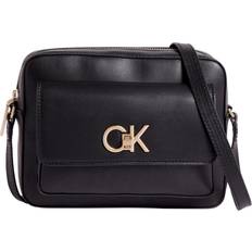 Calvin Klein Schwarz Handtaschen Calvin Klein Re-Lock Schultertasche K60K611083BAX