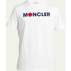 Seide Bekleidung Moncler Men's Logo Jersey T-Shirt NATURAL