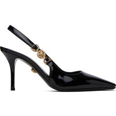Versace Heels & Pumps Versace Patent leather slingback pumps