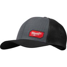 Milwaukee Caps Milwaukee GridIron Snapback Trucker Hat Gray