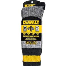 Dewalt Underwear Dewalt Men's Pack Wool Blend Boot Crew Socks Black & Yellow,10-13 Sock/6-12 Shoe
