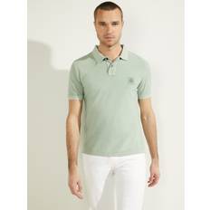 Guess Tops Guess Washed Polo Green