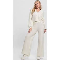 Guess Pants Guess Rylie Cable Wide-leg Pants White