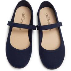 Blue Ballerina Shoes Classic Canvas Mary Janes in Navy Blue
