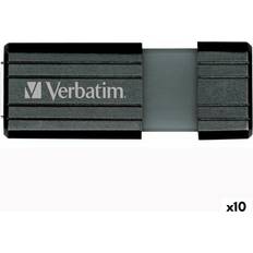 8 GB Minnepenner Verbatim USB-Penn Store'n'go Pinstripe Svart 8 GB