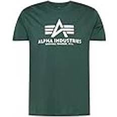 Alpha Industries Basic T-shirt för män Navy Green