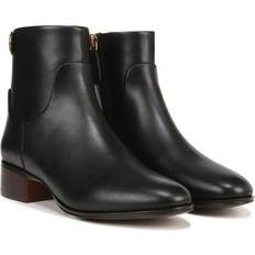 Wedge Ankle Boots Franco Sarto Women's Jessica Booties Black Leather