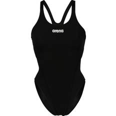 Arena Clothing Arena Team Swim Tech Solid One-Piece Swimsuit Women's Black White