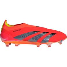 Slip-On Soccer Shoes adidas Predator Elite Laceless Firm Ground M - Solar Red/Core Black/Team Solar Yellow 2