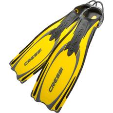 Cressi Diving & Snorkeling Cressi Reaction EBS Fins, Small/Medium, Yellow/Silver Holiday Gift