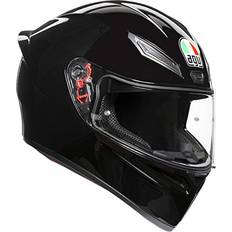 AGV Motorcycle Helmets AGV Full Face K-1 Motorcycle Helmet Black, Large Adult, Unisex