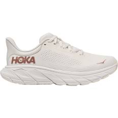 Hoka White Sport Shoes Hoka Arahi 7 W - Blanc De Blanc/Rose Gold