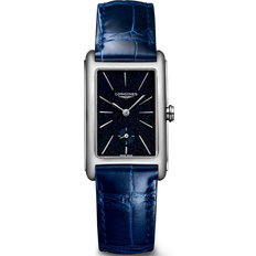 Longines Unisex Wrist Watches Longines DolceVita Blue Blue Leather L5.512.4.93.2 L5.512.4.93.2 Blue 23.30/37