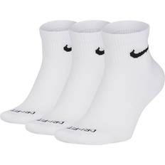 S Socks Nike Everyday Plus Cushioned Training Ankle Socks 3-pack - White/Black