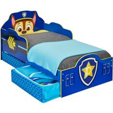 Hello Home Kids Paw Patrol Chase Toddler Bed with Underbed Storage 77x145cm