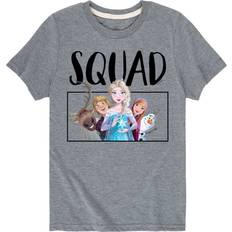 Disney Frozen Toddler & Youth Squad Short Sleeve Graphic T-shirt - Heather Grey