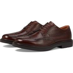 Ecco Oxford ecco Men's Metropole London Wingtip Shoe Leather Cognac