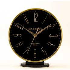 Gold Alarm Clocks Crosley Analog Metal Quartz Tabletop Clock